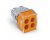 Wago 773 Series Wall-Nuts® Push In Orange - 4 port (# PIWC4)