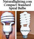 Naturallighting.com Standard Spiral Compact Fluorescent Light  Bulbs