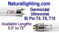 Naturallighting.com - Germicidal Ultraviolet T5, T8, T10 Lamps