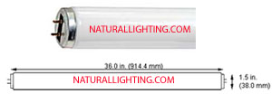Tru-Lite F30T12, 36" Full Spectrum # TLF30T12 (Replaced with T6F36)