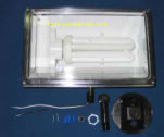 Security Flood Wall Mount, 65 Watt, Bronze (# 500F65)