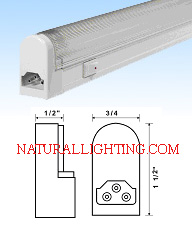 T5 Fluorescent Sleek Plus - 6 watt (9.75")