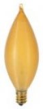 Candle Satin Finish, C11, 25 Watt, Amber (# NL2511)