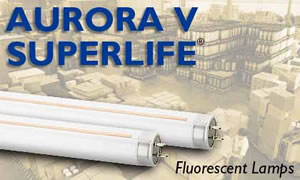 Aurora V T8-48 Inch Superlife Fluorescent Bulb